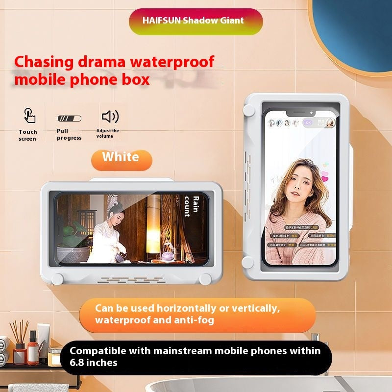 Support Mural Étanche pour Téléphone – Utilisez votre mobile sous la douche !