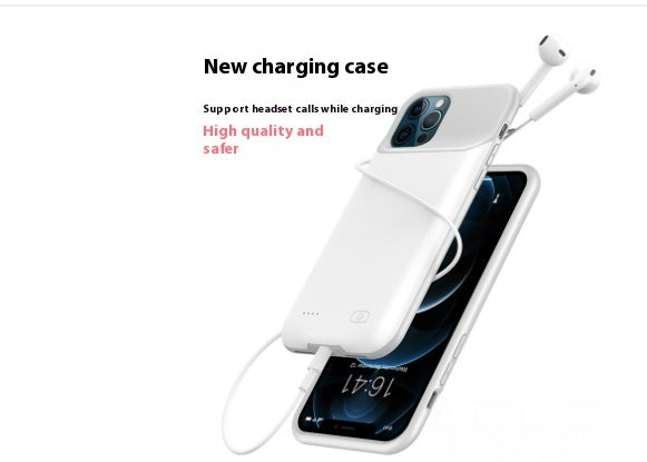 Coque de Protection Antichoc en Silicone avec Batterie Intégrée – Chargeur et Étui 2-en-1