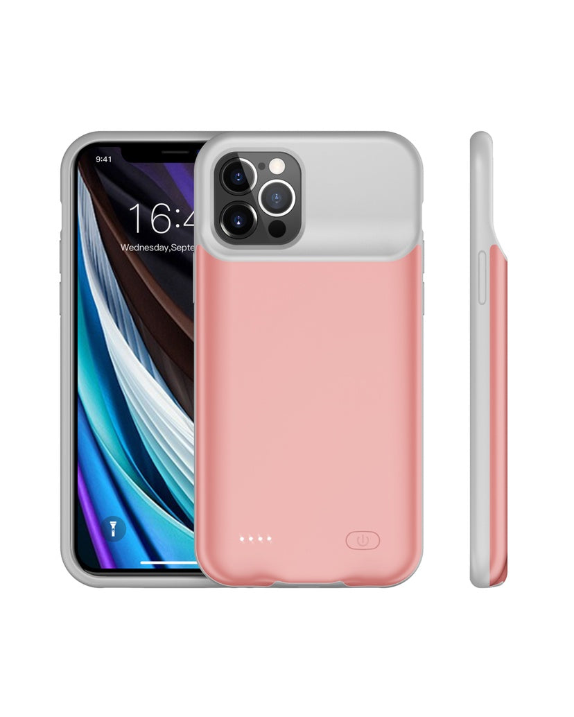 Coque de Protection Antichoc en Silicone avec Batterie Intégrée – Chargeur et Étui 2-en-1