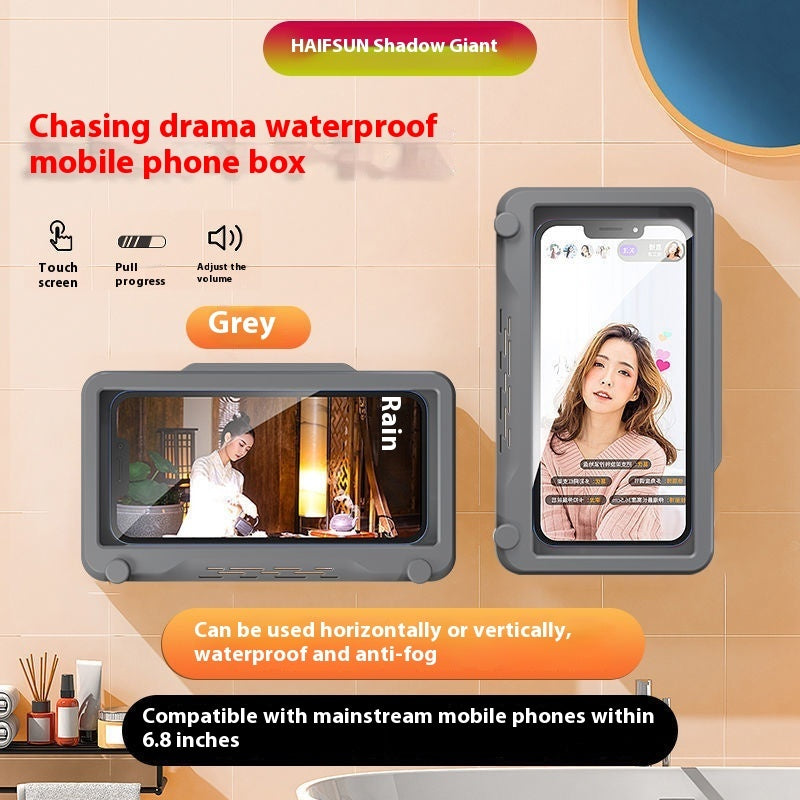 Support Mural Étanche pour Téléphone – Utilisez votre mobile sous la douche !
