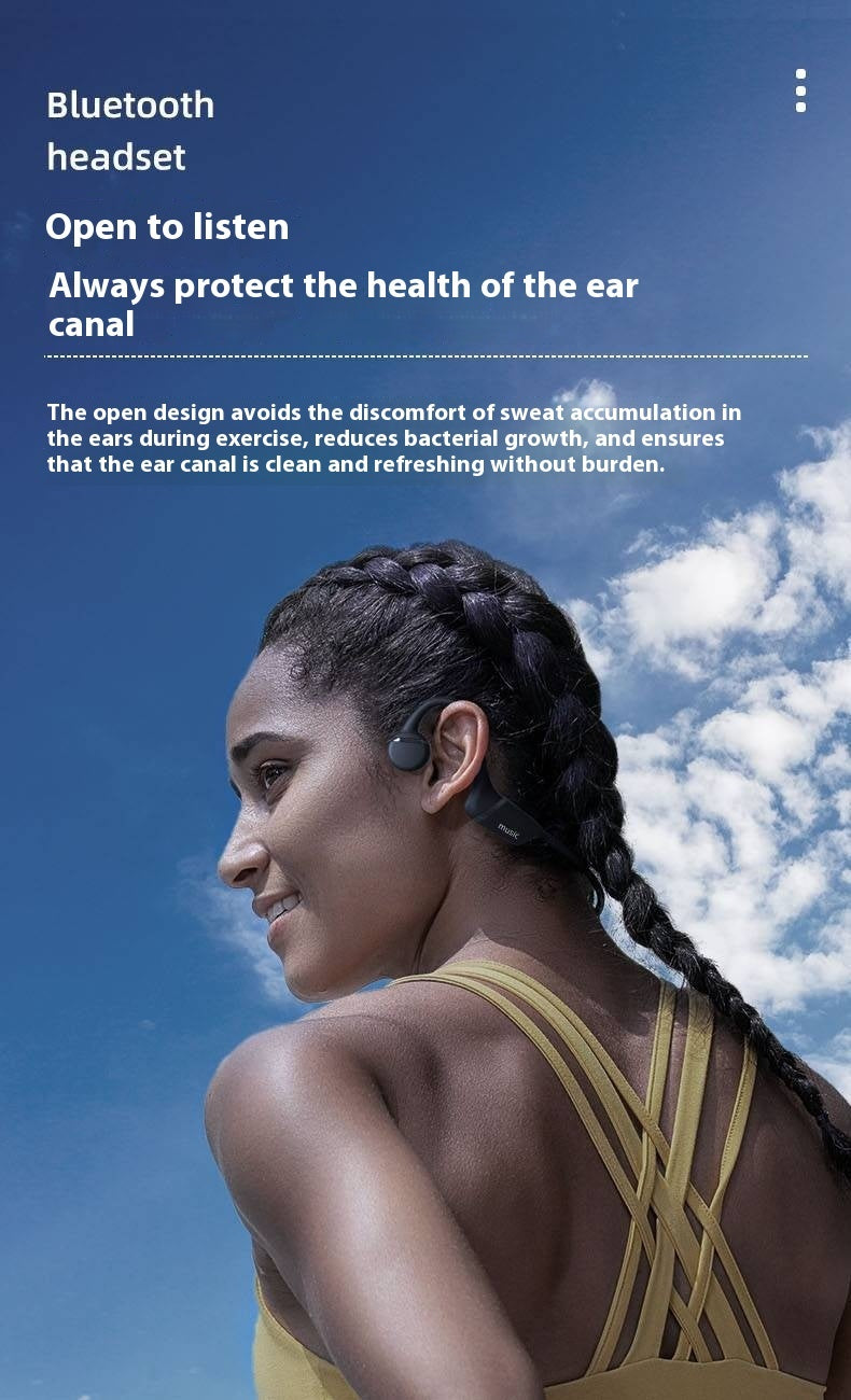 H12 Casque Sans Fil à Conduction Osseuse – Nouvelle Génération, Confort & Qualité Sonore