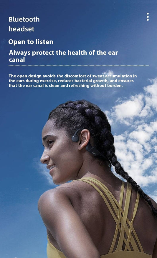 H12 Casque Sans Fil à Conduction Osseuse – Nouvelle Génération, Confort & Qualité Sonore