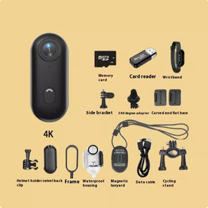 Mini Caméra Sport 4K – Caméra d’Action Polyvalente pour Cyclisme, Moto et Activités Outdoor